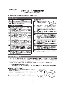 説明書 エレコム MF-FS032GU11IKA USBドライブ