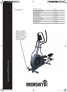 Mode d’emploi Bremshey Orbit Control Vélo elliptique