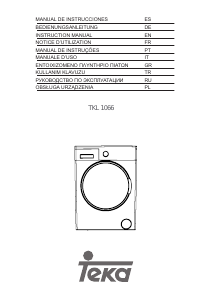 Manual de uso Teka TKL 1066 Lavadora