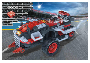 Brugsanvisning BanBao set 8608 Turbo Power Galileo racer