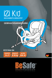 Bedienungsanleitung BeSafe iZi Kid X3 Autokindersitz