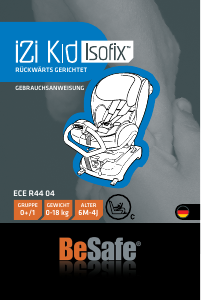 Bedienungsanleitung BeSafe iZi Kid X3 ISOfix Autokindersitz