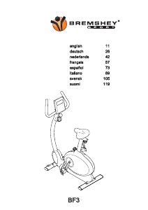 Mode d’emploi Bremshey BF3 Vélo d’appartement