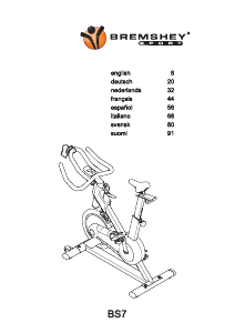 Manual de uso Bremshey BS7 Bicicleta estática