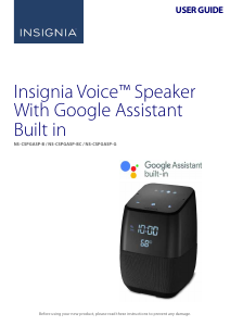 Handleiding Insignia NS-CSPGASP-BC Voice Smart speaker