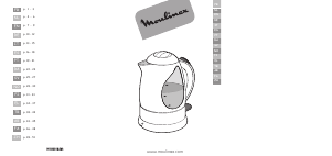 Manual de uso Moulinex BY510145 Hervidor