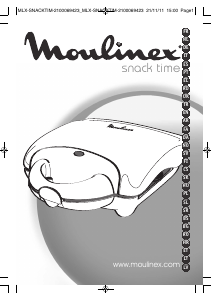 Bruksanvisning Moulinex SW280312 Snack Time Smörgåsgrill