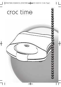 Käyttöohje Moulinex SM150216 Croc Time Kontaktigrilli