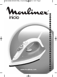 Руководство Moulinex IM1210M0 Inicio Утюг