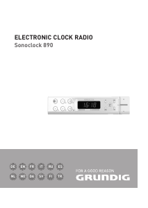 Bedienungsanleitung Grundig Sonoclock 890 Uhrenradio