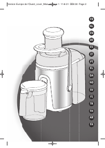 Manual Moulinex JU585G31 Juicer