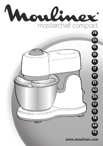 Manual de uso Moulinex QA205127 Masterchef Compact Batidora de pie