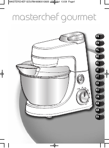 Manuale Moulinex QA418G25 Masterchef Gourmet Impastatrice planetaria