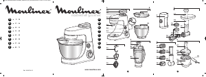 Handleiding Moulinex QA401GBA Masterchef Gourmet Standmixer