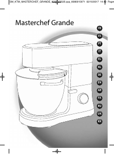 Посібник Moulinex QA813D27 Masterchef Grande Планетарний міксер