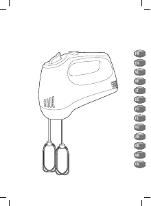 Manual Moulinex HM3121B1 Hand Mixer