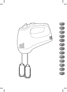 كتيب خفاقة يدوية HM311127 Moulinex