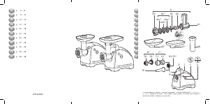 Manual de uso Moulinex ME682827 Picadora de carne