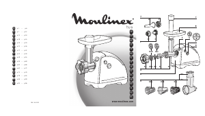 Manual Moulinex ME611B62 Tocator carne