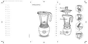 Brugsanvisning Moulinex LM100045 Principio Blender