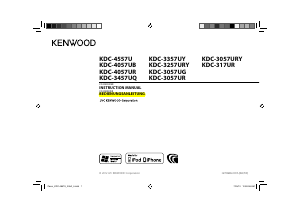 Bedienungsanleitung Kenwood KDC-4057U Autoradio