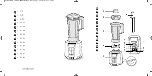 Manual Moulinex LM936E27 Blender