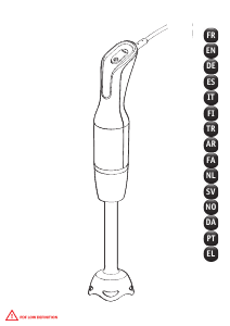 Manual Moulinex DD853810 Varinha mágica