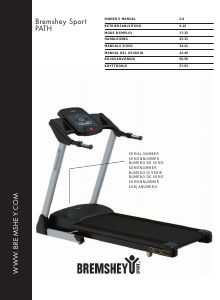 Bremshey treadmill manual sale