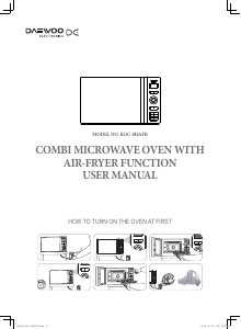 Manual Daewoo KOC-8HAFR Microwave