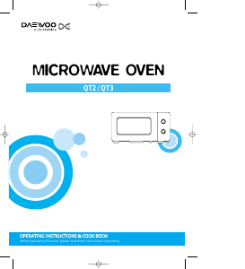 Manual Daewoo QT3 Microwave