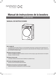 Manual de uso Daewoo DWC-ELD1432 Lavadora