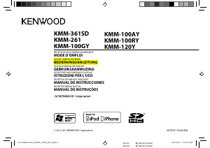 Bedienungsanleitung Kenwood KMM-361SD Autoradio