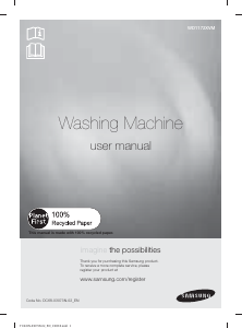 Manual Samsung WD1172XVM Washing Machine
