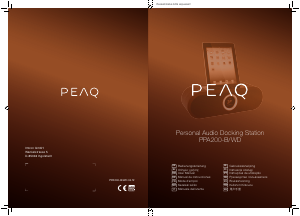 Manual PEAQ PPA200 Speaker Dock