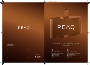 Handleiding PEAQ PPA500 Speakerdock