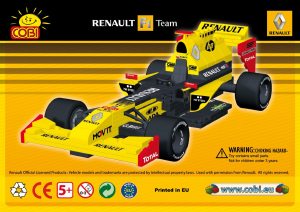 Manuale Cobi set 25250 Renault F1 Race Car/250