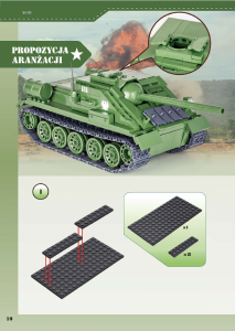 Brugsanvisning Cobi set 22-25 Battle for Berlin SU-85