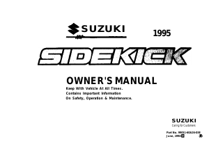 Manual Suzuki Sidekick (1995)