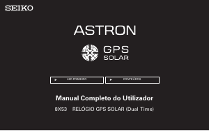 Manual Seiko Astron SSE079J1 Relógio de pulso