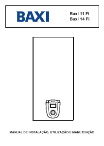 Manual Baxi 11 Fi Esquentador a gás