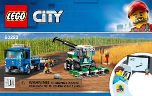 Manual Lego set 60223 City Transporte de ceifeira