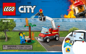 Manual de uso Lego set 60212 City Incendio en la barbacoa