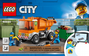 Lego ® City 60220 60219 recogida de basuras cargador frontal n2/19 