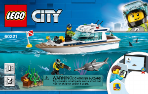 Manual Lego set 60221 City Iaht pentru scufundari