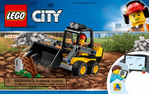 Käyttöohje Lego set 60219 City Rakennuskuormaaja