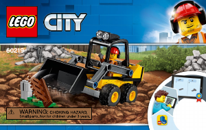 Manuál Lego set 60219 City Stavební nakladač