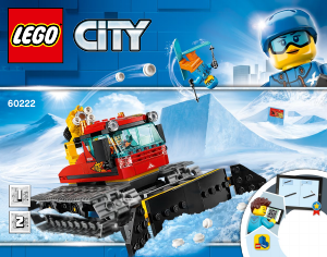 Manual Lego set 60222 City Limpa-neves