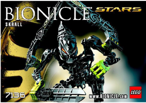 Brugsanvisning Lego set 7136 Bionicle Skrall