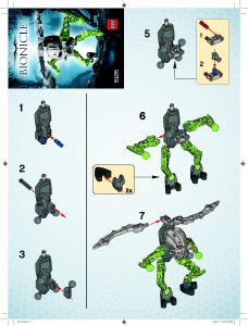 Manual Lego set 6126 Bionicle Good guy