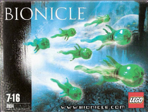 Handleiding Lego set 8934 Bionicle Squid ammo